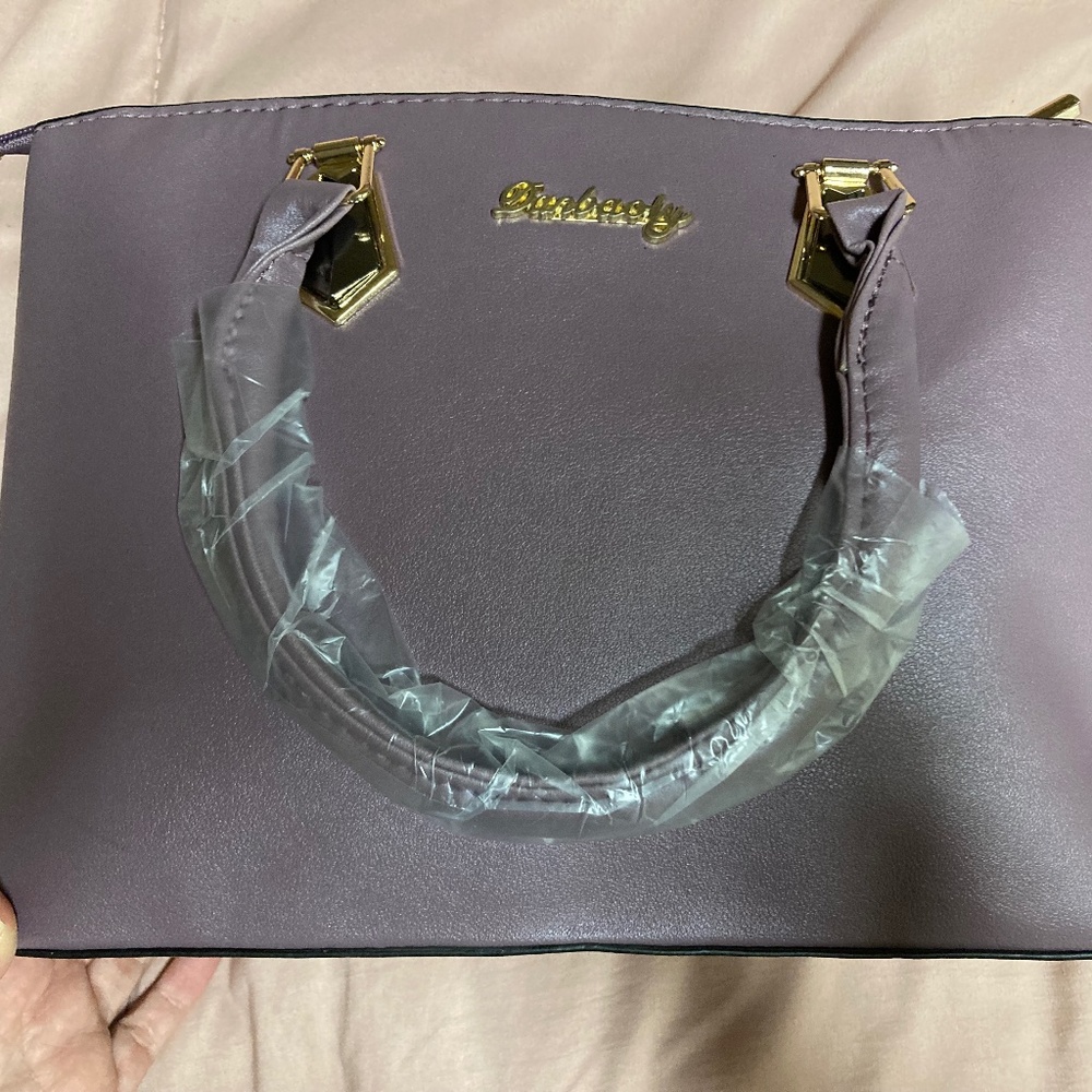 NWOT Purple Dressy Handbag & Crossbody Bag